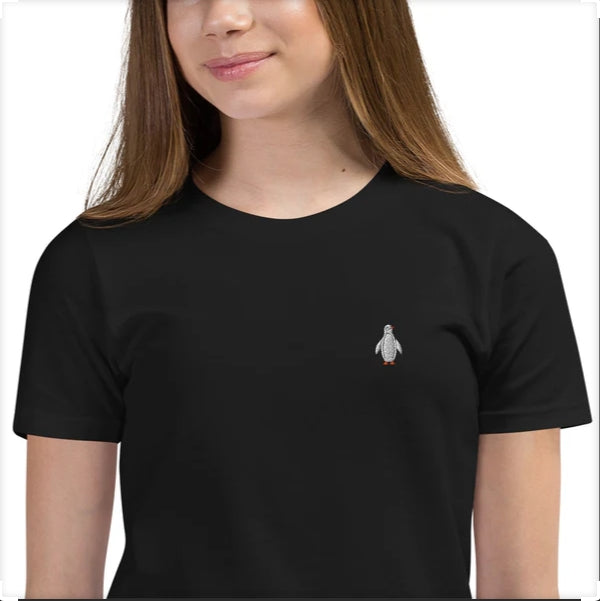 Penguin Youth Short Sleeve T-Shirt Embroidered