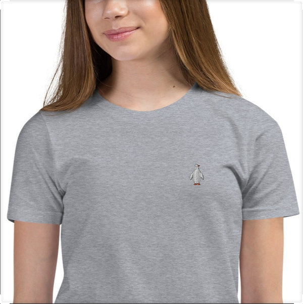 Penguin Youth Short Sleeve T-Shirt Embroidered