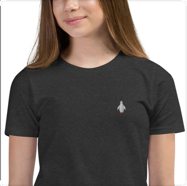 Penguin Youth Short Sleeve T-Shirt Embroidered