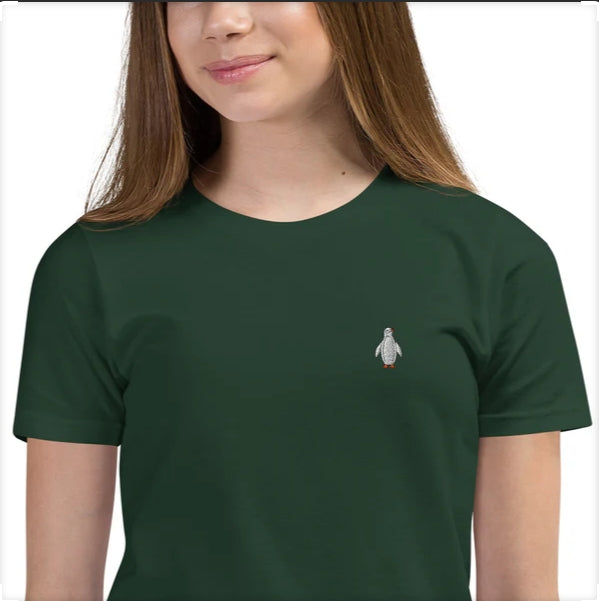 Penguin Youth Short Sleeve T-Shirt Embroidered