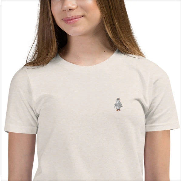 Penguin Youth Short Sleeve T-Shirt Embroidered