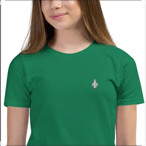 Penguin Youth Short Sleeve T-Shirt Embroidered