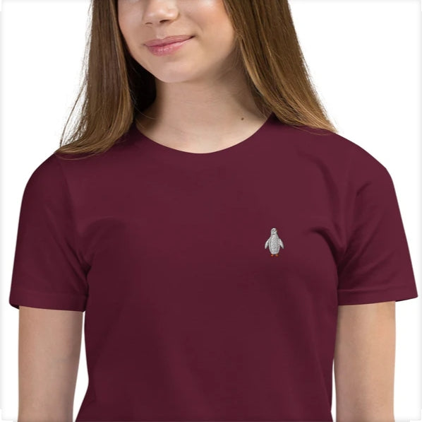 Penguin Youth Short Sleeve T-Shirt Embroidered