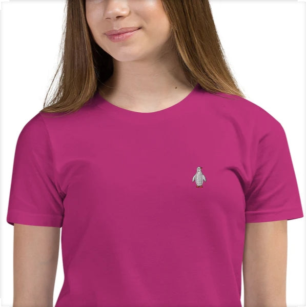 Penguin Youth Short Sleeve T-Shirt Embroidered