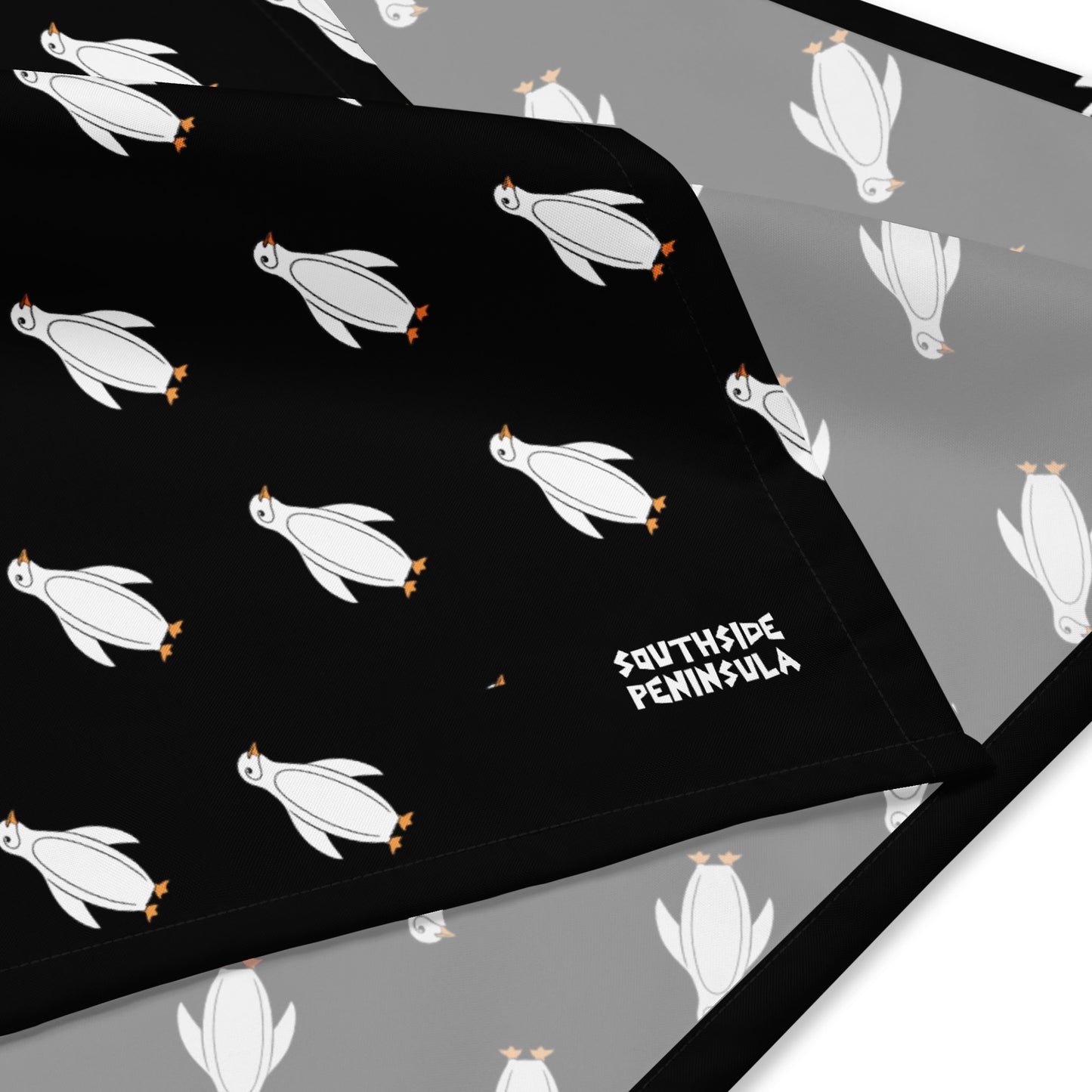 Penguin Bandana Black AOP