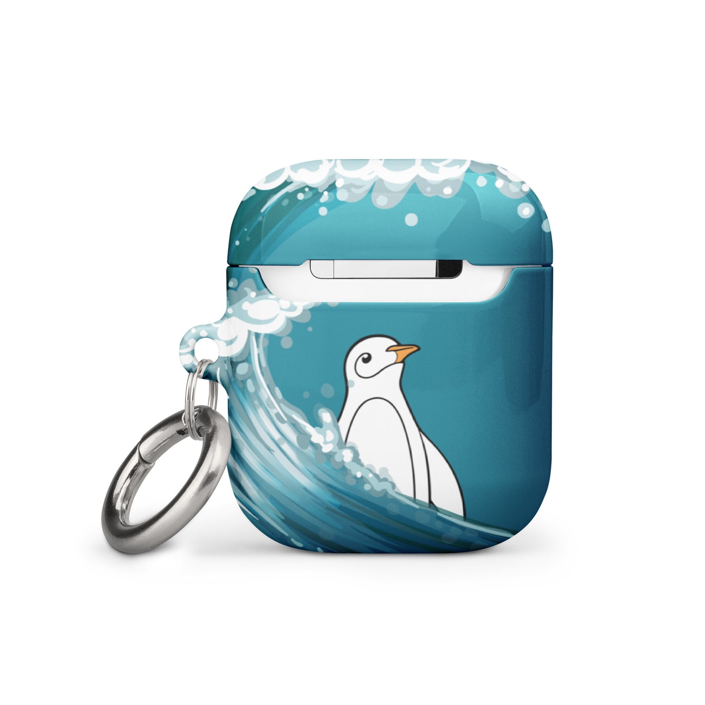 Penguin x Ocean Waves Premium Case for AirPods®