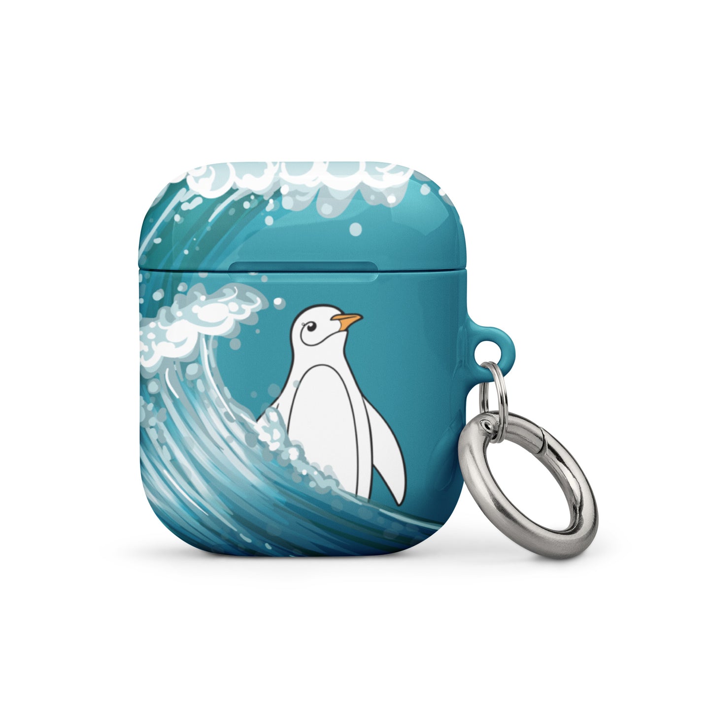 Penguin x Ocean Waves Premium Case for AirPods®