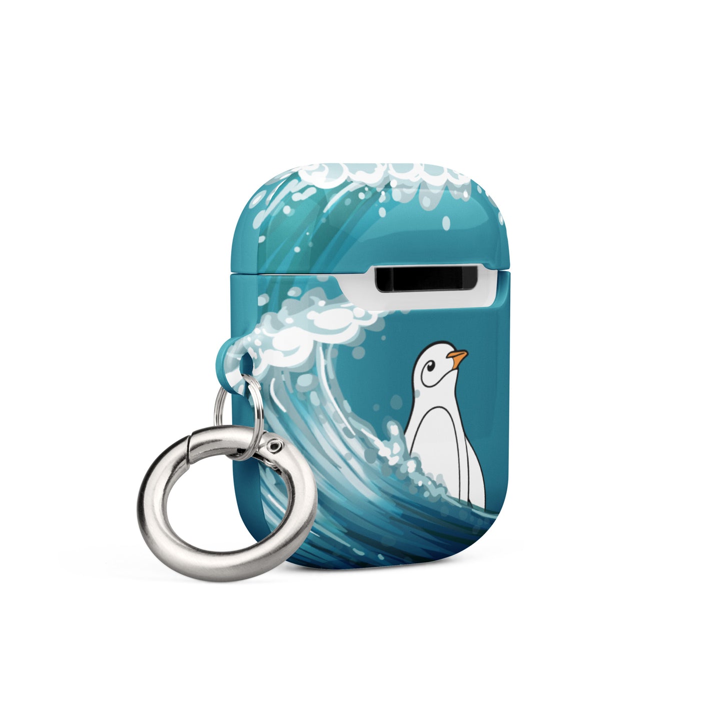 Penguin x Ocean Waves Premium Case for AirPods®