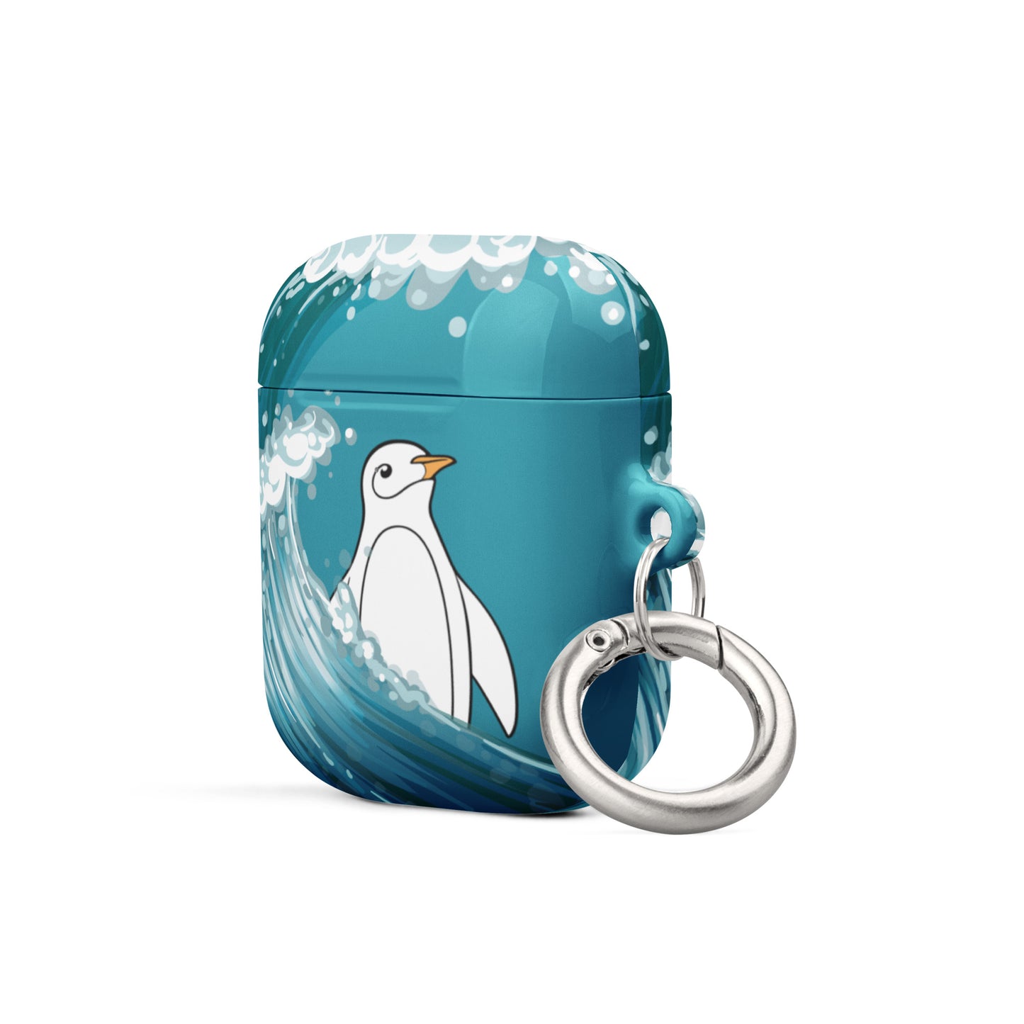 Penguin x Ocean Waves Premium Case for AirPods®