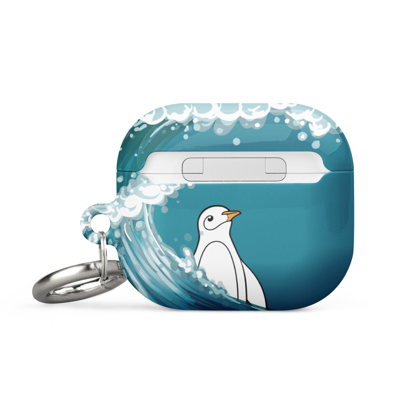 Penguin x Ocean Waves Premium Case for AirPods®