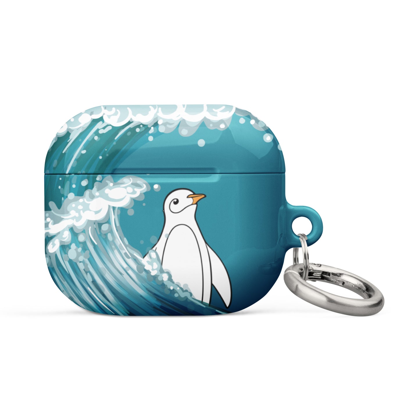 Penguin x Ocean Waves Premium Case for AirPods®