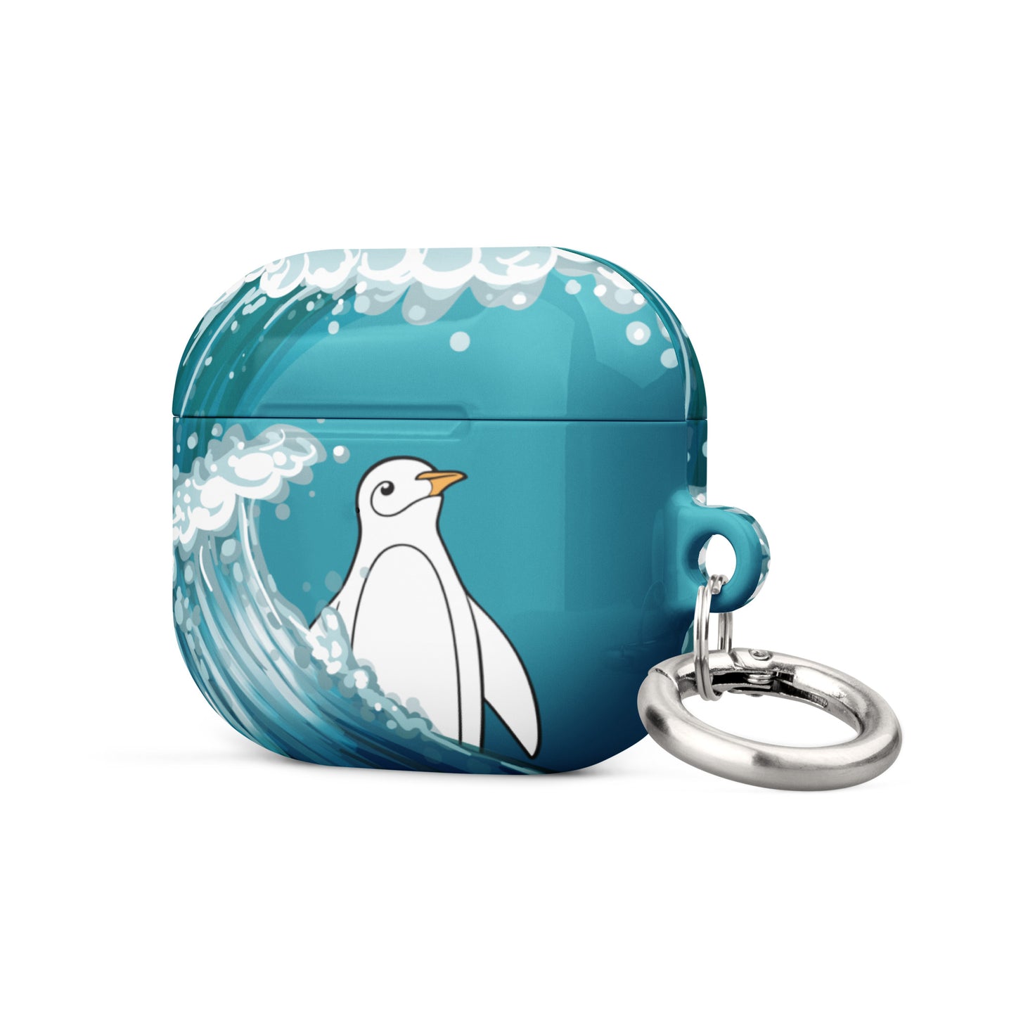 Penguin x Ocean Waves Premium Case for AirPods®