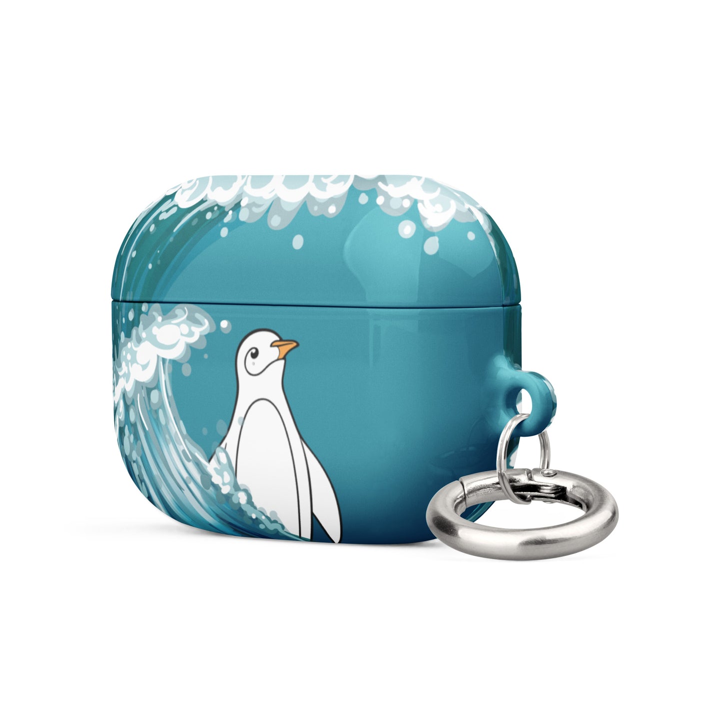 Penguin x Ocean Waves Premium Case for AirPods®