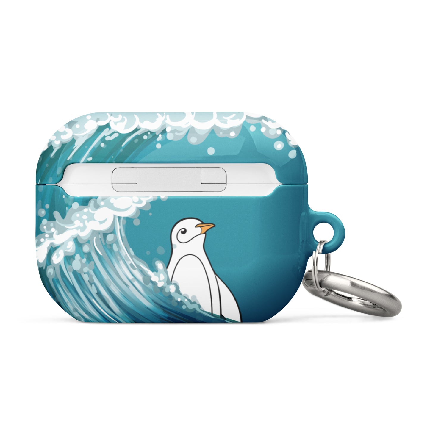 Penguin x Ocean Waves Premium Case for AirPods®