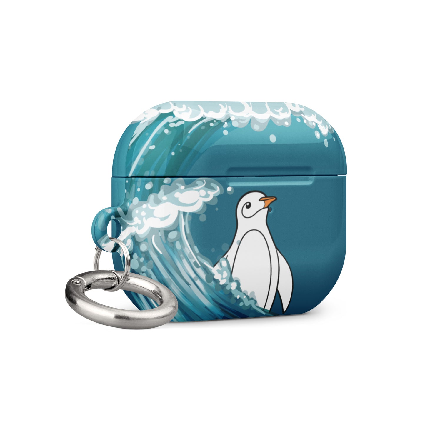 Penguin x Ocean Waves Premium Case for AirPods®