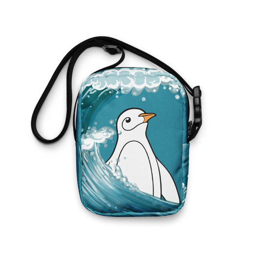 Penguin x Ocean Wave Utility Crossbody Bag