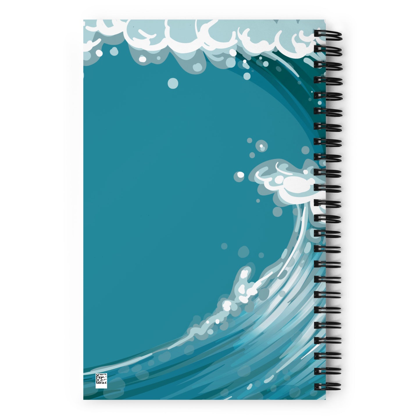 Penguin x Ocean Waves Spiral Notebook