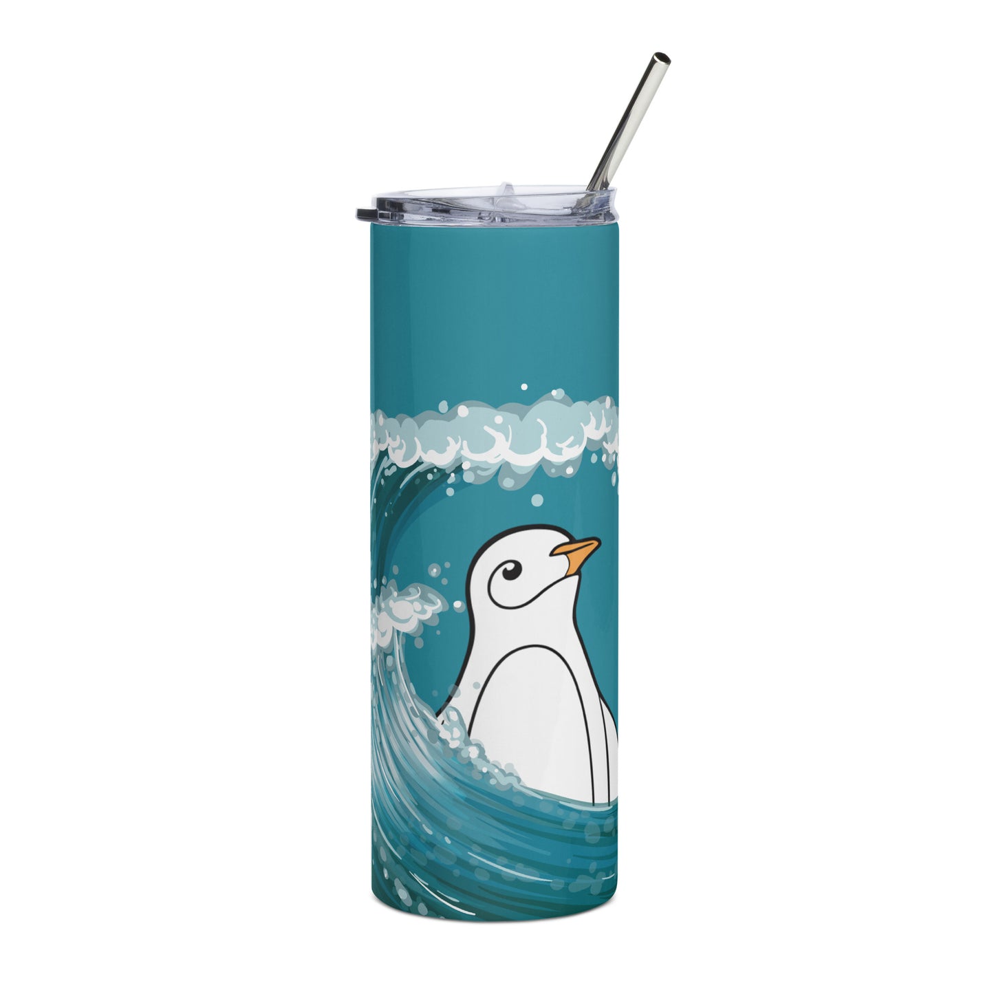 Penguin x Ocean Waves Stainless Steel Tumbler 20 oz