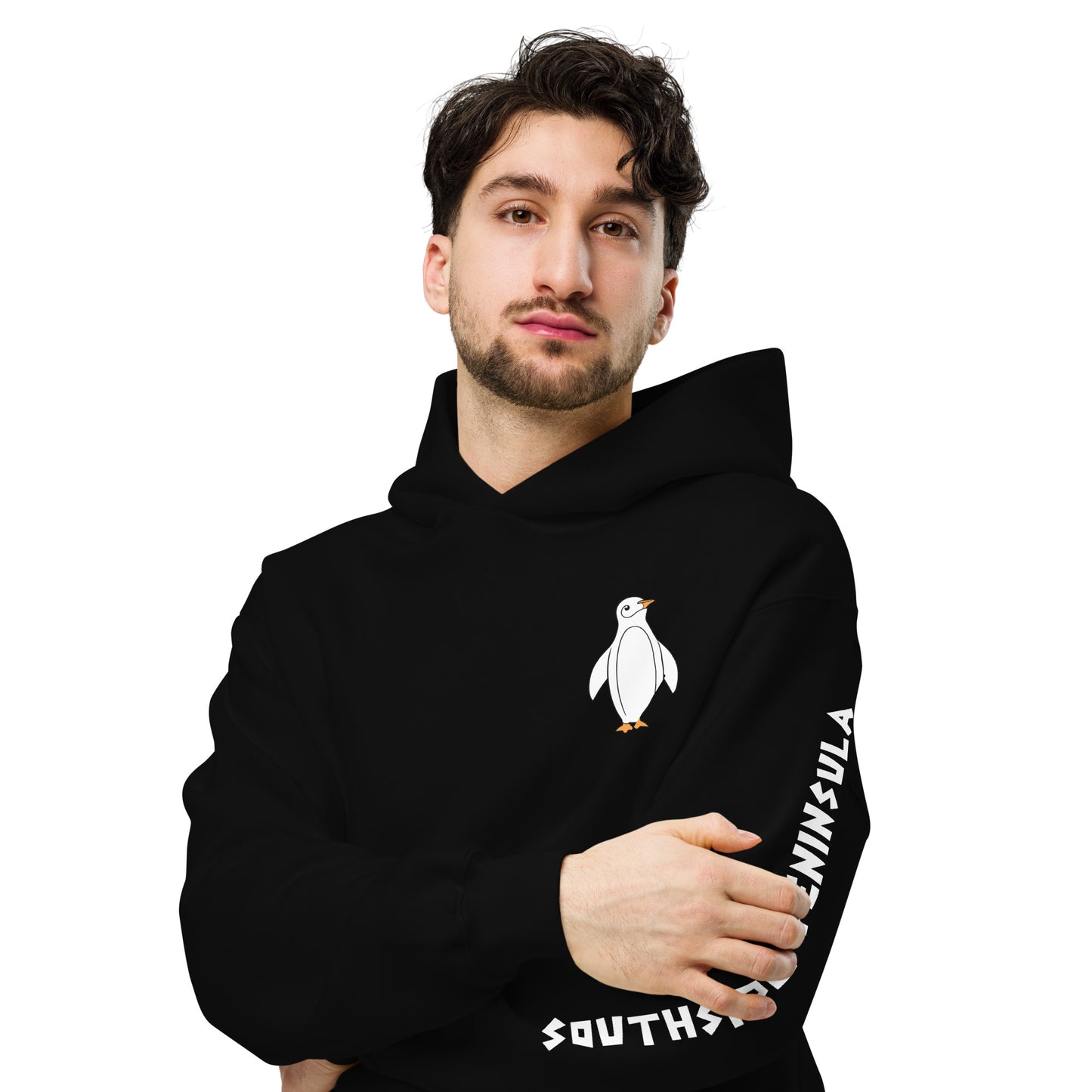 Penguin Unisex Oversized Hoodie DTF