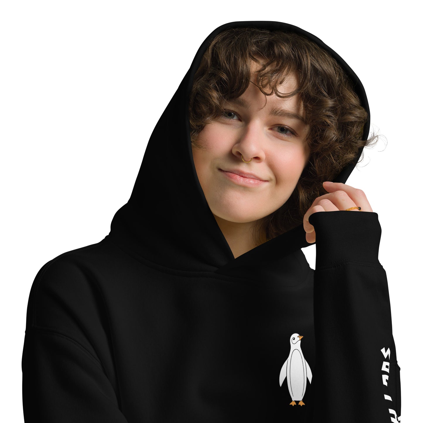 Penguin Unisex Oversized Hoodie DTF