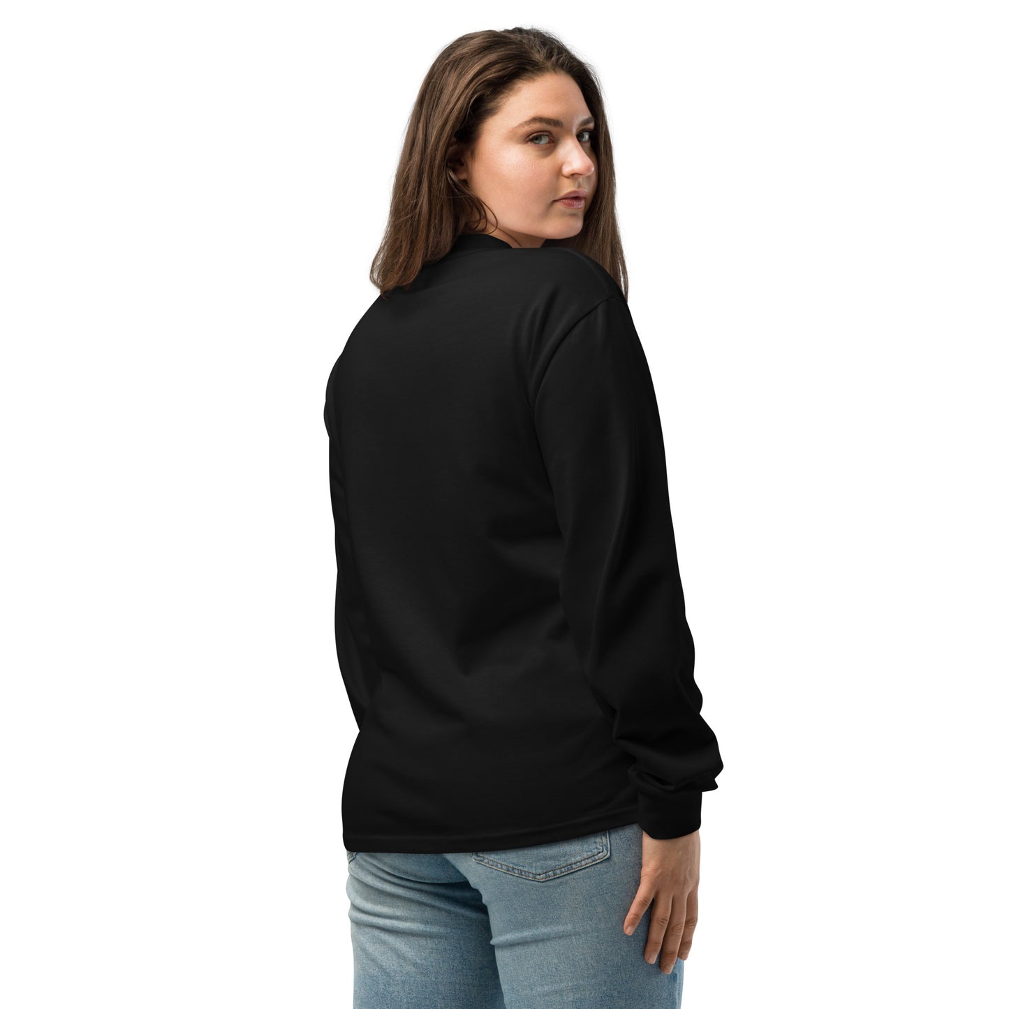 Penguin Unisex Premium Heavyweight Long Sleeve T-Shirt DTG/Embroidered