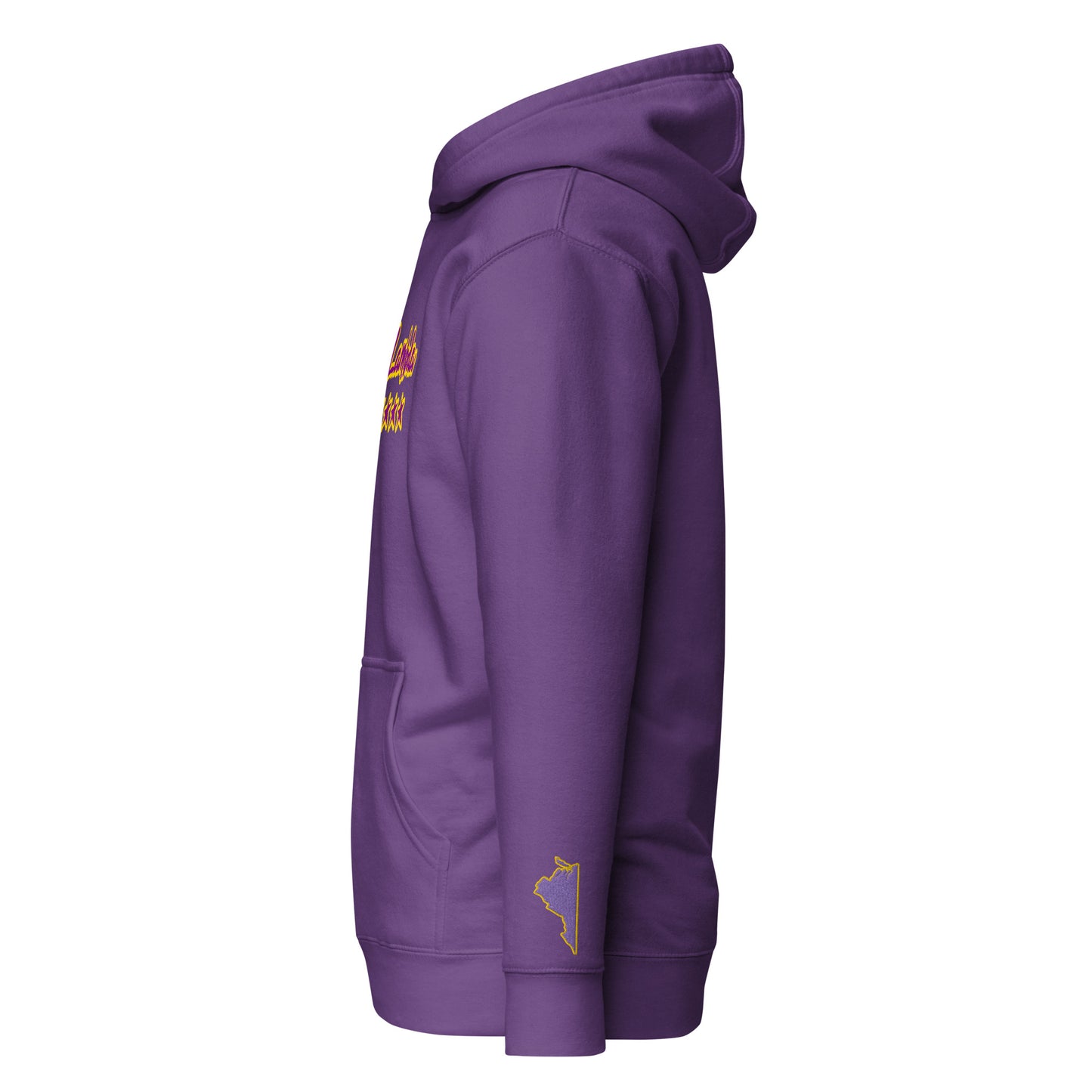 Tau Lambda x 5 Star Men's Premium Hoodie Purple/Purple/Gold DTG/Embroidered