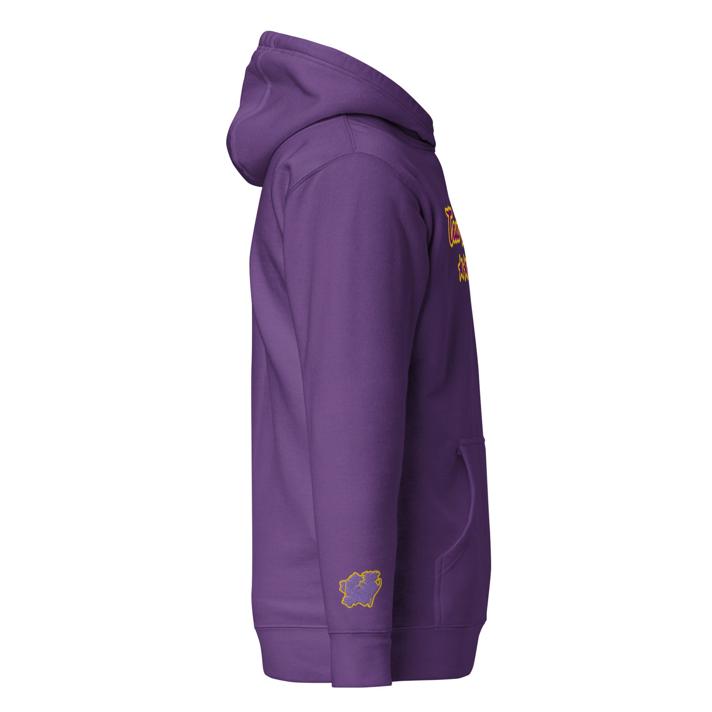 Tau Lambda x 5 Star Men's Premium Hoodie Purple/Purple/Gold DTG/Embroidered